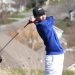 Oak Harbor freshman Nick Krantz finished 62nd in the state golf tournament this week. (Photo by John Fisken)
