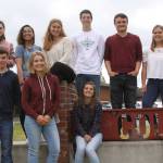 Coupeville High School&rsquo;s Top 10 seniors from the Class of 2017, top row, from left: Delaney Armstrong, Kiara Burdge, Bree Daigneault, Mitchell Carroll, Grey Rische and Lainey Dickson. Bottom row: Nick Dion, Valen Trujillo and JaeLynn LeVine. Not pictured: Rubi Melendrez. Coupeville&rsquo;s graduation ceremony is at 6 p.m. Friday night at the high school gym. Photos by Ron Newberry/Whidbey News-Times