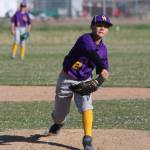 John Blankman tosses a pitch in Oak Harbor&rsquo;s win Monday. (Photo by Jim Waller/Whidbey News-Times)