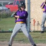 Cody Duchnowski leans out of the way of a high and inside pitch. (Photo by Jim Waller/Whidbey News-Times)