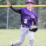 Cody Duchnowski fires to first for an out. (Photo by John Fisken)