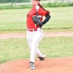 Chelsea Prescott came in in relief to pick up the pitching win for the Wolves. (Photo by Karen Carlson)