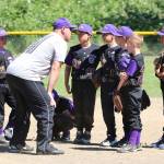 Assistant coach Ryan Grabner gives North Whidbey a pep talk Saturday. (Photo by John Fisken)