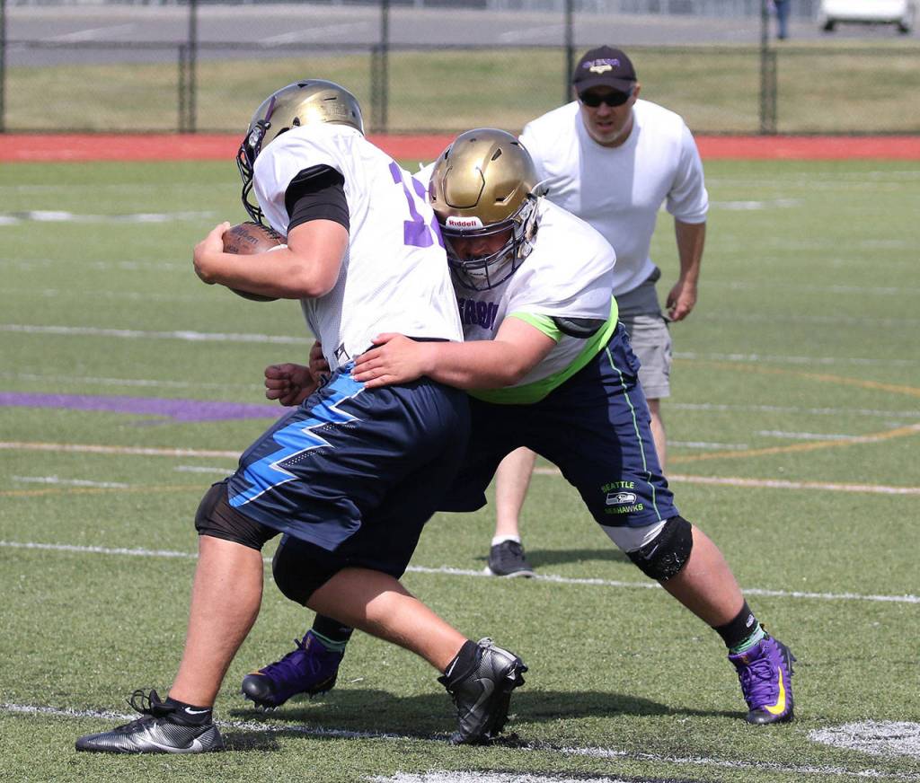 Wildcats, Wolves hit field for spring camp / Football