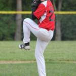 Chelsea Prescott pitches against the Oak Harbor Babe Ruth team earlier this season. (Photo by Jim Waller/Whidbey News-Times)