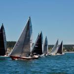 Sean Busby and Sweet Jesus (49470) lead the pack in one of the races this weekend. (Photo by Steve Hucke)