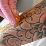 Sugaring involves using an all natural product at body temperature applied and pushed into the hair follicle.