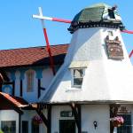Auld Holland Inn&rsquo;s windmill blades were damaged in the May 23 windstorm that raged through Oak Harbor with 50 mph winds from the Southeast. The business is in the process of restoring the windmill to peak condition. Photo by Daniel Warn/Whidbey News-Times