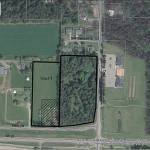 Tract 1 on Black Road is now protected by a conservation easement while Tract 2, the forrested property on the corner of Black and Broadway Street, was donated to the Land Trust for protection. Graphic provided