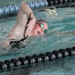 Jillian Pape goes through her practice workout Thursday. (Photo by Jim Waller/Whidbey News-Times)