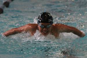 Blue Heron win four golds at championship meet / NWAC