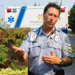 WhidbeyHealth EMS paramedic Robert May says a community paramedic program would benefit many rural residents and free up ambulances and the emergency room for critical cases. A grant may be awarded to start the service next year.                                Photo by Patricia Guthrie/Whidbey News-Times