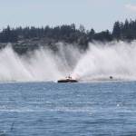 Hydros churn up huge roostertails in 2016. (Photo by Jim Waller/Whidbey News-Times)