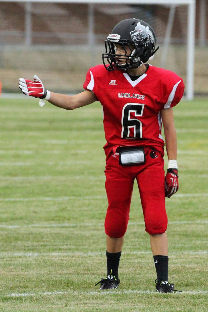 Cameron Toomey-Stout was 5-2, 100 pounds as a freshman football player. (Photo by John Fisken)