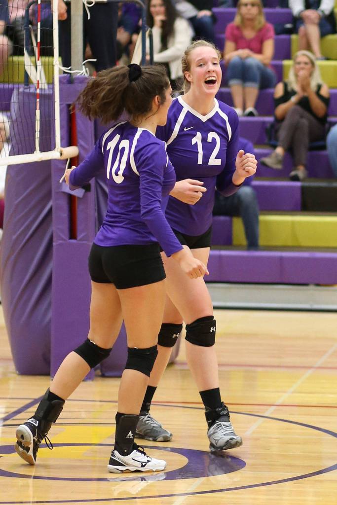 Kristina Tirado, left, and Hailee Blau