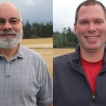 T.J. Lamont, at left, and Gerald Smith are running for a seat on the North Whidbey Fire and Rescue board.