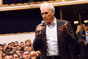 Navy secretary visits Whidbey