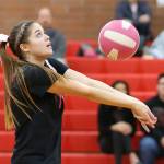 Katrina McGranahan starts the Coupeville offense with a pass.(Photo by John Fisken)