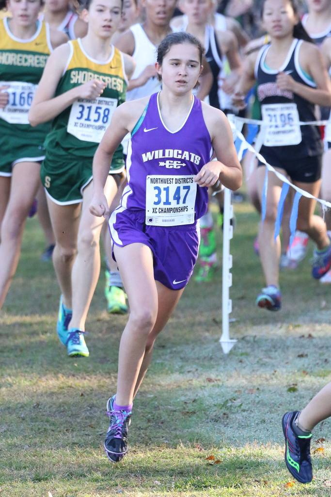 Oak Harbor&rsquo;s Alex Smith will return to the state meet after finishing 21st at district Saturday. (Photo by John Fisken)