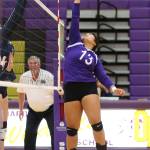 Andrea Ruben tips in the Squalicum match Saturday.(Photo by John Fisken)