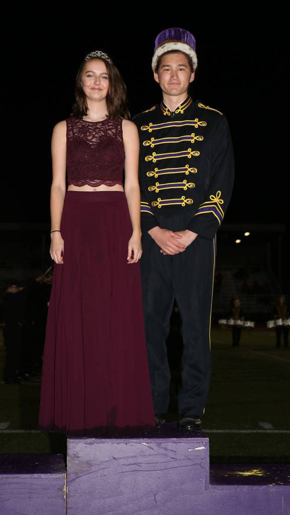 Princess Kelly Gruenwald and Prince Kenzo Sturm.(Photo by John Fisken)