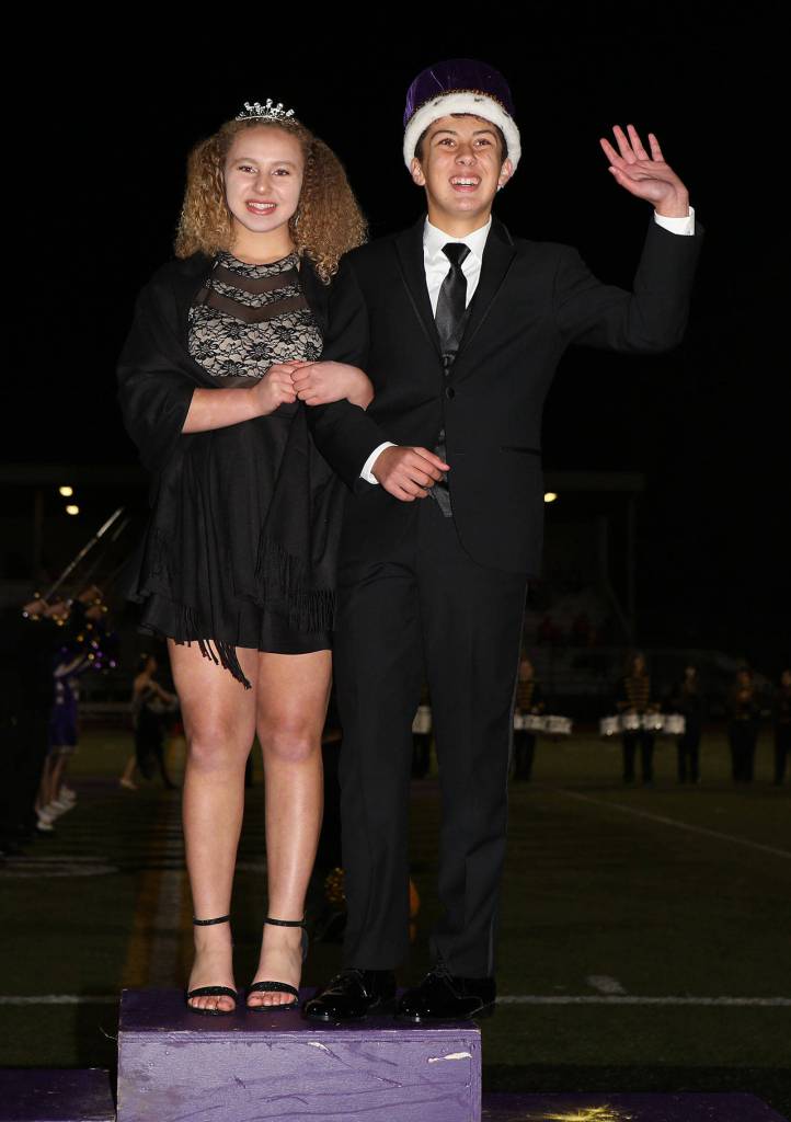 Princess Jada Matthews and Prince Zachary Badauie.(Photo by John Fisken)