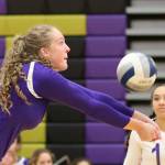 Senior Hailee Blau was named to the all-Wesco first team for the second consecutive year. (Photo by John Fisken)