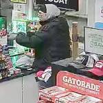 Image provided                                Police arrested a suspect in two armed robberies. The man resembles the robber seen in surveillance video.