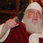 Santa Claus sitting awhile in Oak Harbor