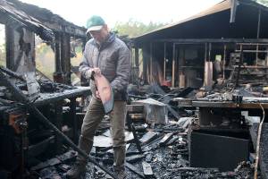 Fire destroys wood shop on North Whidbey