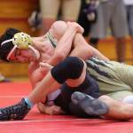 Shingo Johnston turns his Kamiak opponent.(Photo by John Fisken)