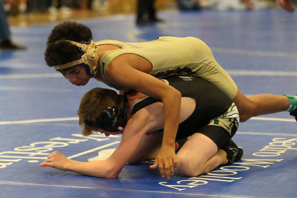 Jamal Graham works for control in Saturdays tournament.(Photo by John Fisken)