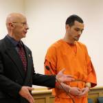Photo by Jessie Stensland / Whidbey News-Times                                Attorney Steve McKay speaks during a sentencing hearing for Ezekiel Zeke Scannell-McCrae, who pleaded guilty in the shooting death of Joseph Hicks.