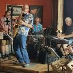 Contributed photo  Island Jazz Collective perform at Rustica in Oak Harbor with their full quintet. From left to right: Dale Stirling, Don Wodjenski, Ken Bloomquist, Dr. Bob Wagner and Mark Strohschein.