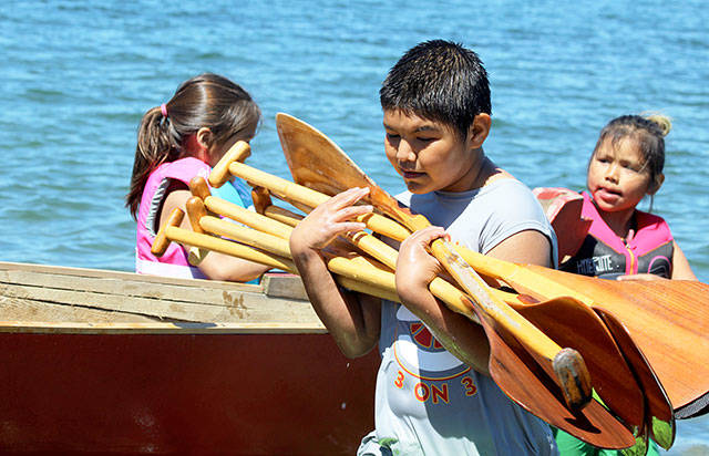 Nearly 2,000 spectators took in music, storytelling, environmental education and Native cultureduring the annual Penn Cove Water Festival in May. Whidbey News-Times file photo.