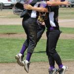 North Whidbey Little League all-stars celebrate a comeback win over Anacortes in the district tournament in July. The Oak Harbor club went on to win the district title and qualify for the state tournament. (Photo by Jim Waller/Whidbey News-Times)