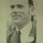 This is a photo taken of a page in the <em></em><em>Whidbey News-Times</em> of Coupeville coach Bob Barker.