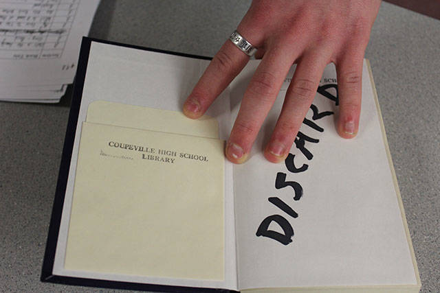 Many of the library books contain the slot once used for a return date card.