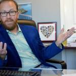 Photo by Jessie Stensland / Whidbey News-Times                                Jason McFadyen steps down as Oak Harbor Chamber of Commerce president because of the six-year term limit.