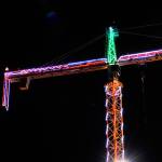 Oak Harbor skyline is going to be changing as the crane at the sewer treatment plant site is dismantled Feb. 1 and 2. 2016 File photo/Whidbey News-Times