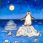 Pastel paintings that appear in Susan Jensens book, Island Solstice about global warming.