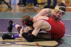 Oak Harbor sends 3 to state tournament / Wrestling