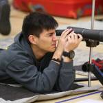 Oak Harbors Jason Mantano, shown here at last years home meet, will shoot for Wildcat Battalion when it hosts the final regular season match Saturday, Feb. 24. (Photo by John Fisken)