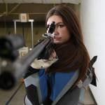 Oak Harbors Mara Rouse shoots for the University of Texas at El Paso rifle team. (Photo courtesy of