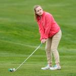 Beth Paul is one of only two returning letter winners for the Oak Harbor girls golf team. (Photo by John Fisken)