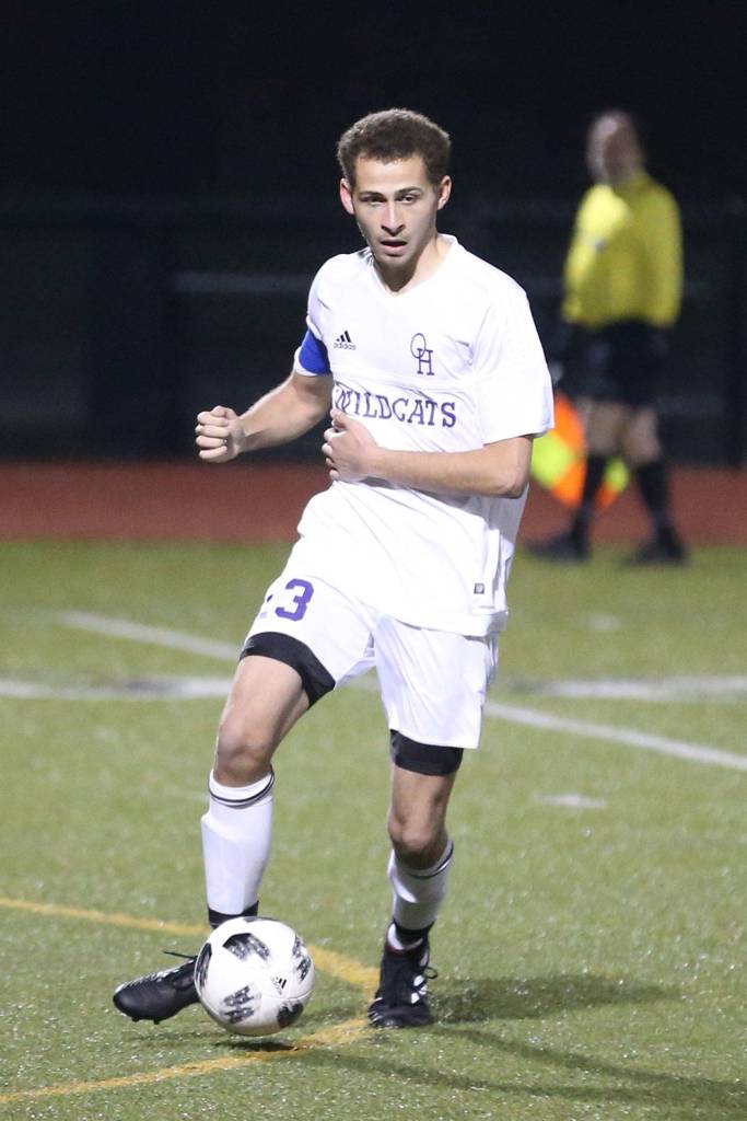 Oak Harbors Taylor Jackson.(Photo by John Fisken)