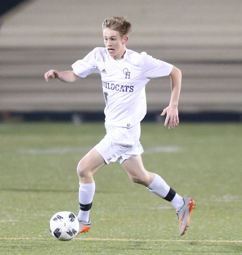 Oak Harbors Nathan Merrill.(Photo by John Fisken)