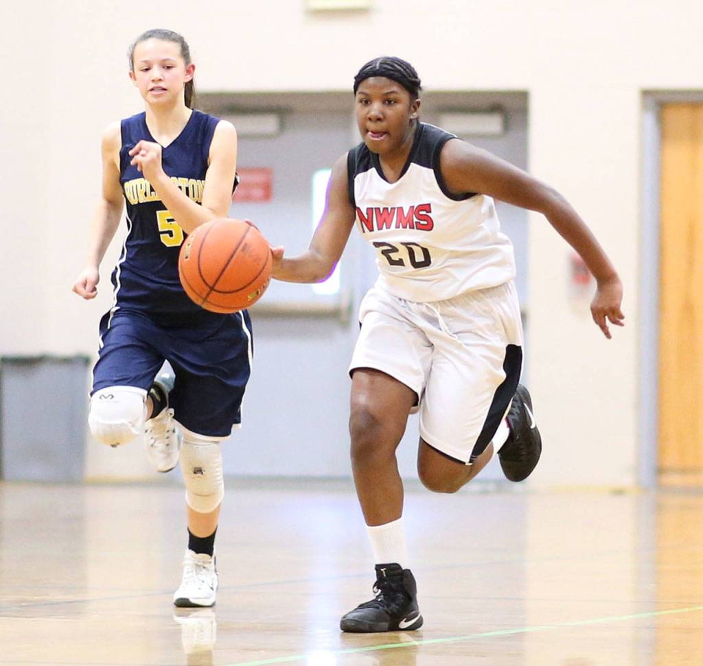 Eighth-grader Ania Hardin.(Photo by John Fisken)