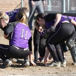 The Wildcats go through a ritual in the circle in Fridays matchup with Everett.(Photo by Jim Waller/Whidbey News-Times)