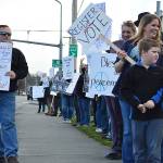 ‘Standing in Solidarity’ demonstration happened in Oak Harbor